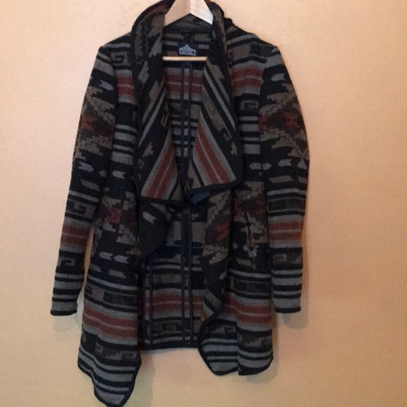 Tribal Native print Jacket - Picture 2 of 3
